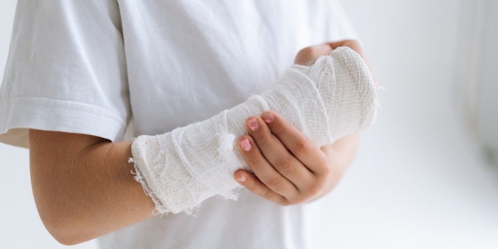 Photo of a Hand Injured Person